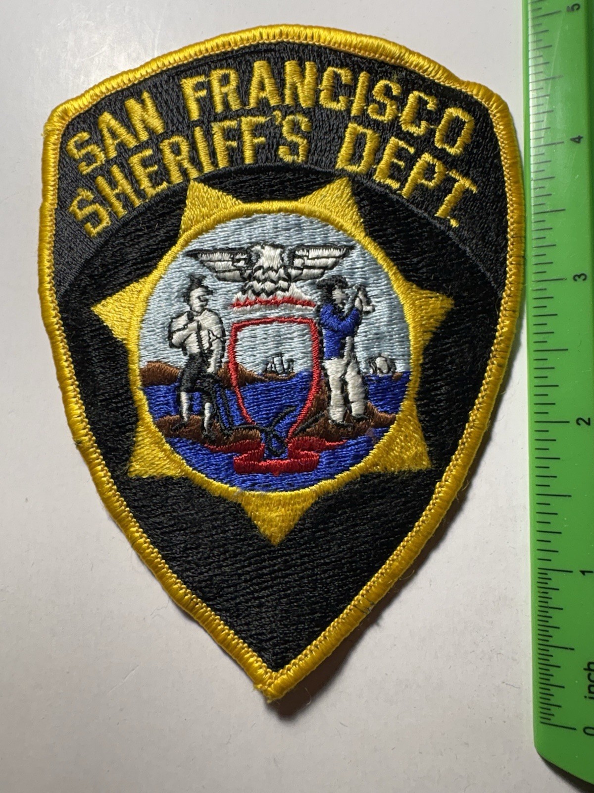 San Francisco California Sheriff Patch