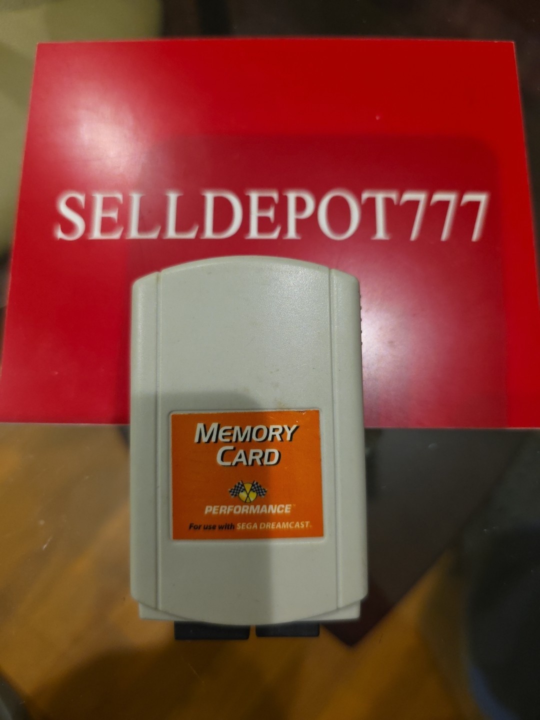Sega Dreamcast Memory Card.