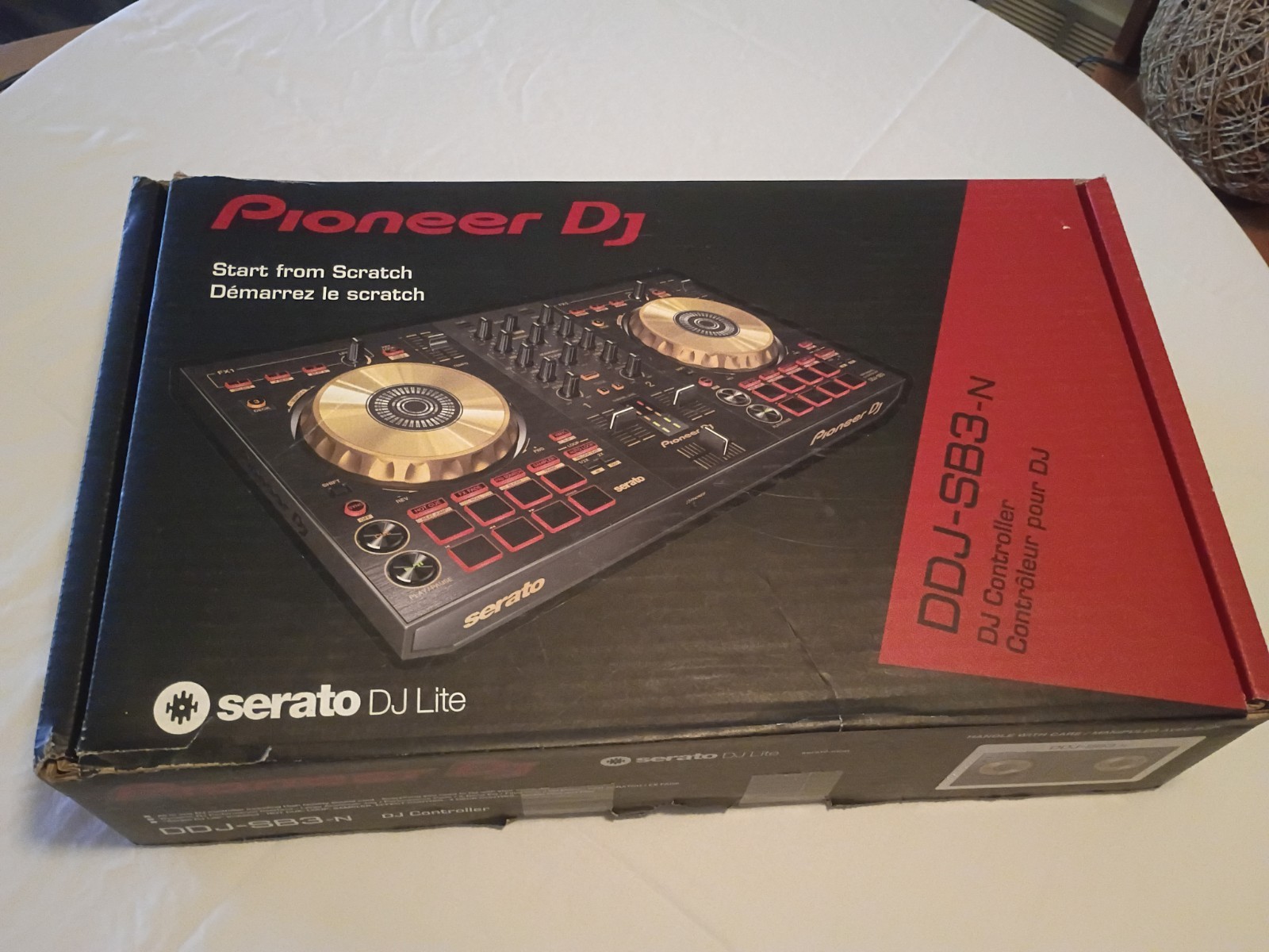 Pioneer DJ DDJ-SB3-N DJ Controller Serato Black/Gold With Original Box Manual
