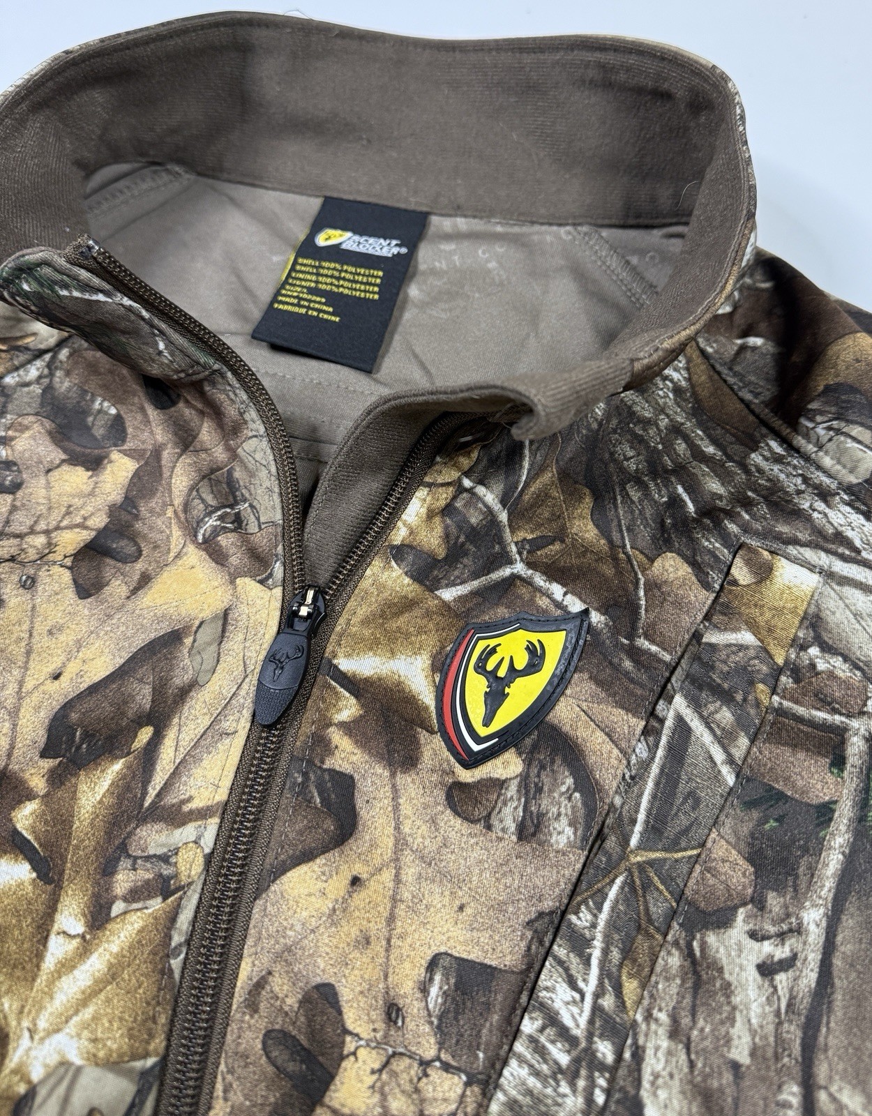 Scent Blocker Trinity S3 Knock Out Bone Collector Camo Jacket Men’s L RealTree