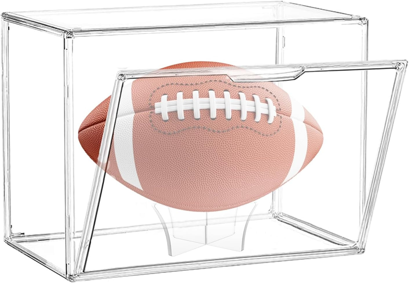 Football Display Case, Acrylic Football Display Case, Football Holder Case with