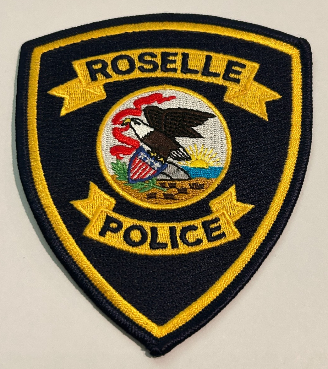 Roselle Illinois Police Patch Unused