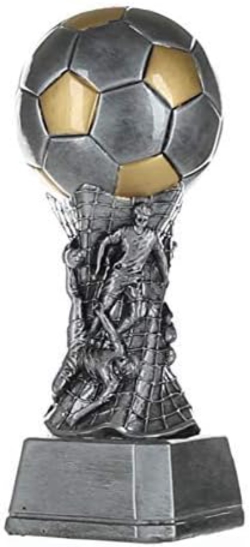 Soccer Tournament Trophy - Engraved Plate 9"