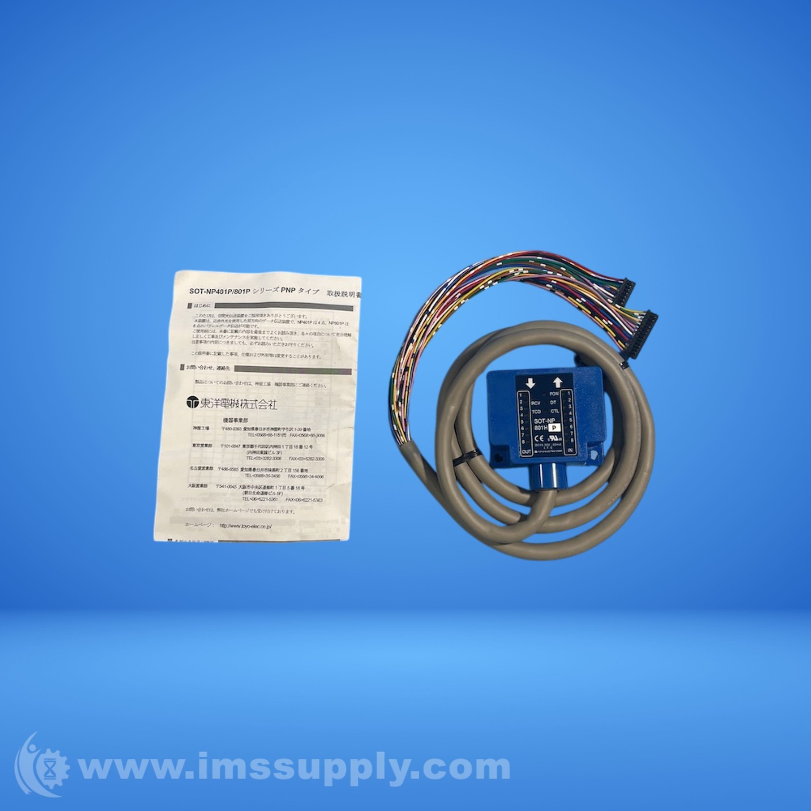 Toyo Electric Corporation S0T-NP801HP Photoelectric Sensor FNOB