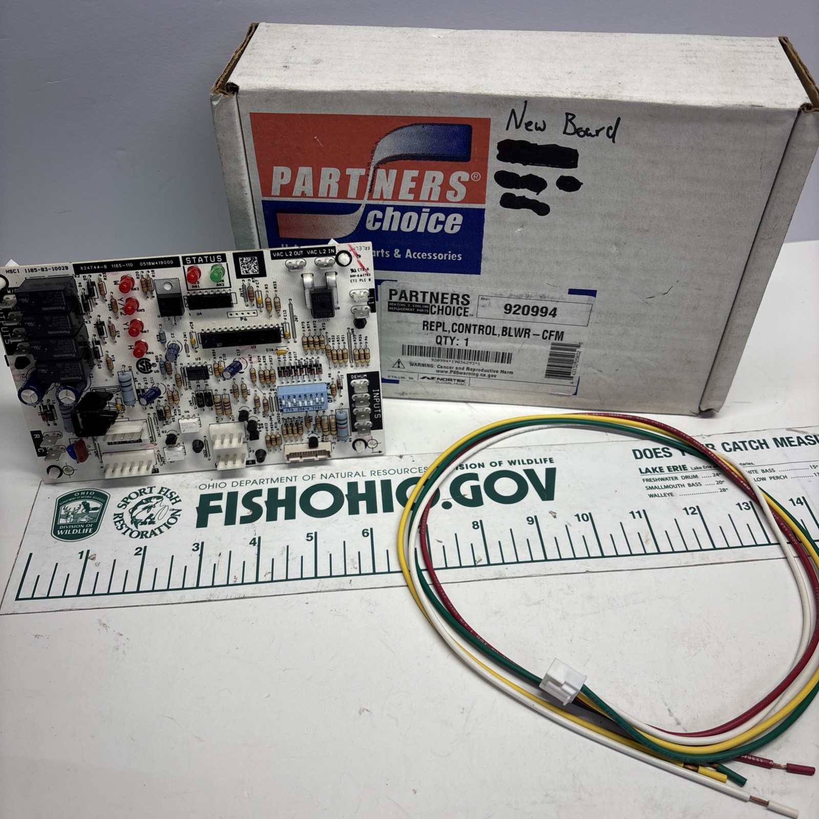 PARTNERS CHOICE 920994 NORDYNE BLOWER CONTROL BOARD
