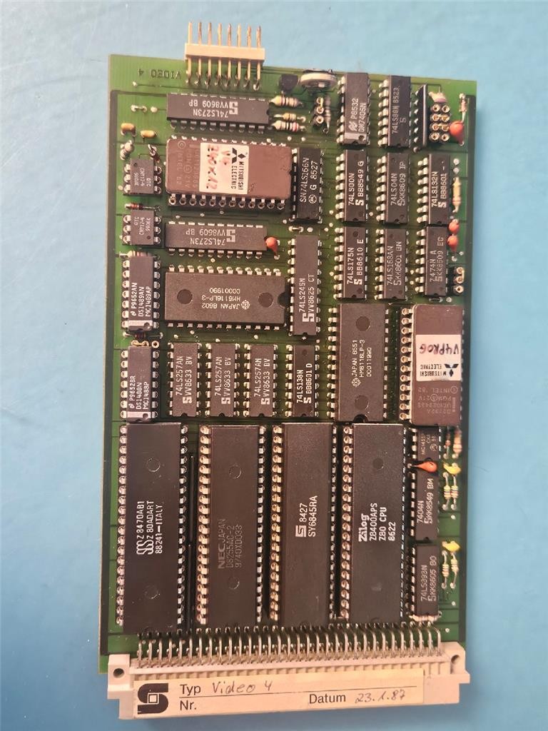 HARRANDT & SCHORNDORF VIDEO 4 CIRCUIT BOARD PISTON EM610484 MODULE PLUG IN