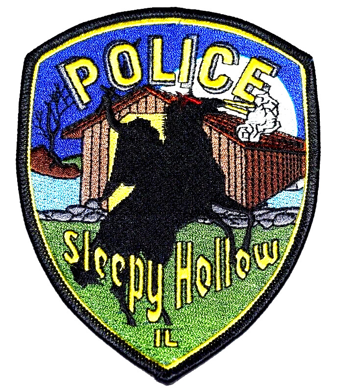 SLEEPY HOLLOW – POLICE - ILLINOIS IL Sheriff Police Patch HEADLESS HORSEMAN