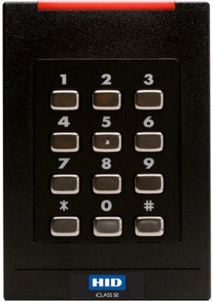 HID 921NTNNEK00000 iCLASS SE RK40 Keypad Wall Switch Reader | NEW