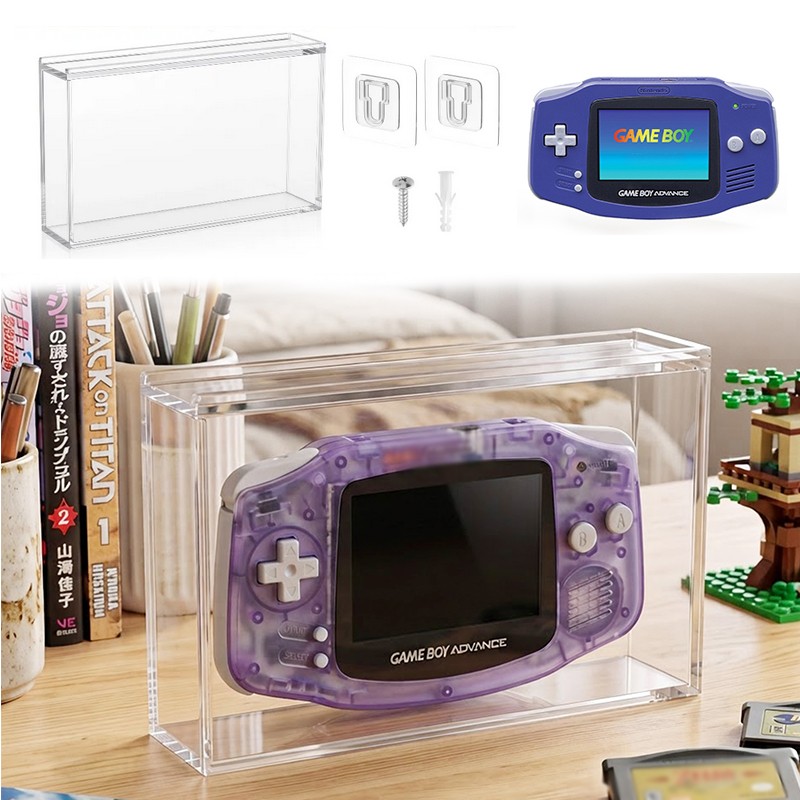 For NS Game Boy Advance Dust Cover Transparent Acrylic Wall Desktop Display Case