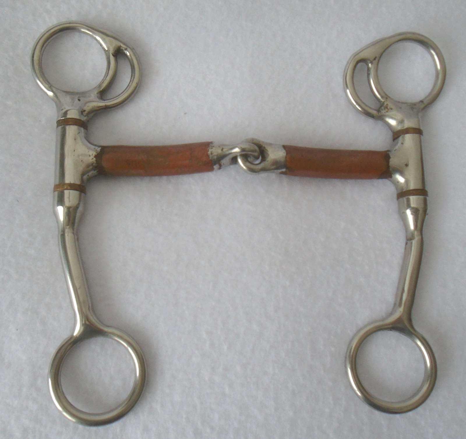 REINSMAN  427 Copper Mouth Tom Thumb Shank Snaffle Bit~ Nice CLEAN Condition