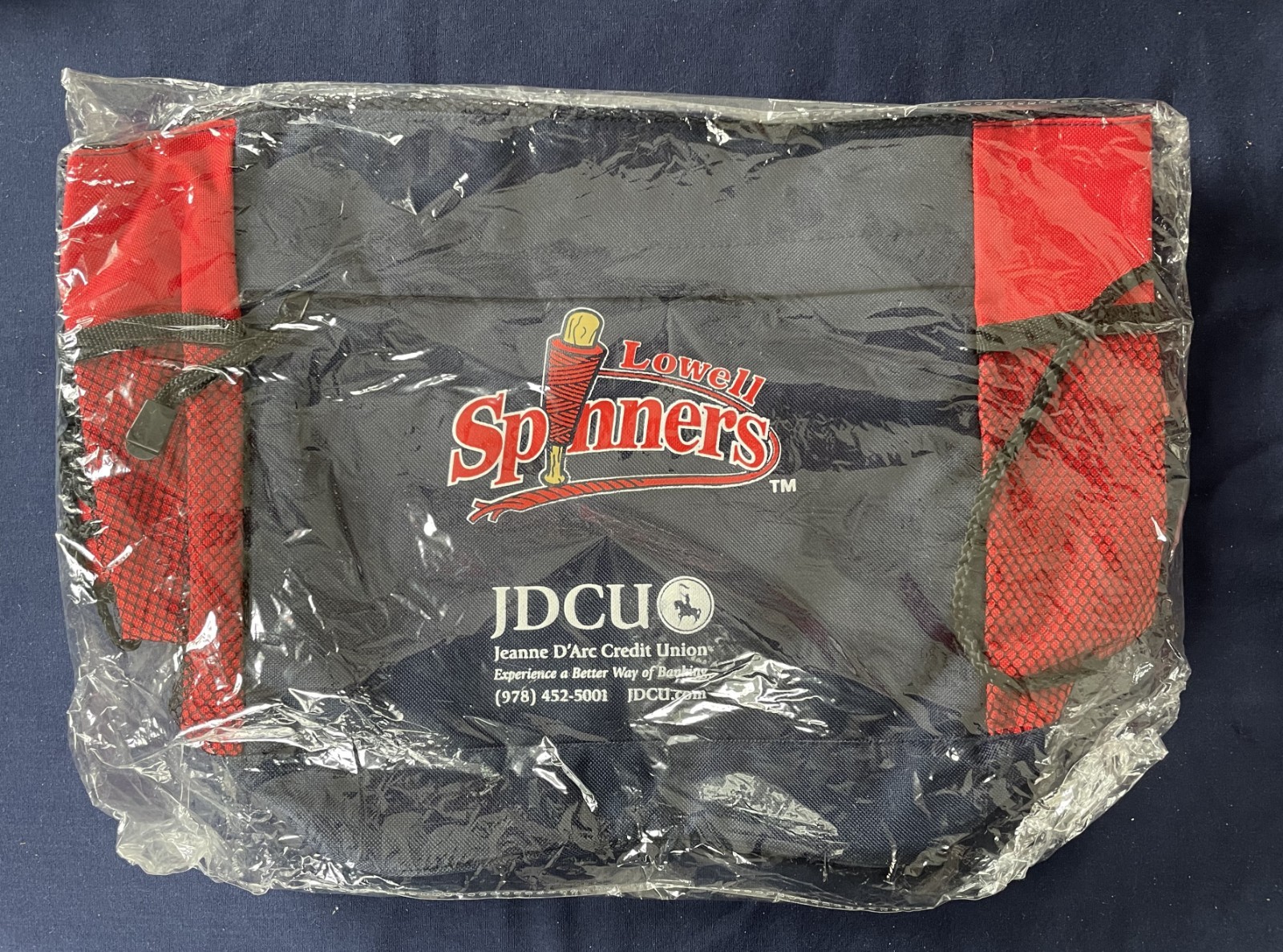 Lowell Spinners Promotional String Bag Lowell MA defunct single A team Red Sox