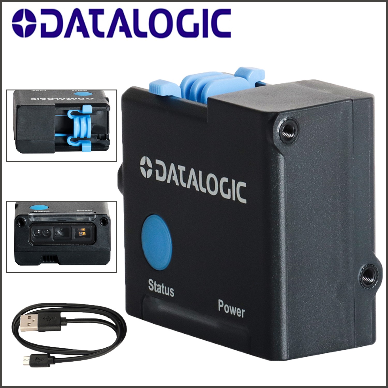 Datalogic Gryphon GFS4520-BKK1-RED 1D 2D Barcode Scanner Reader w/USB Cable Kit