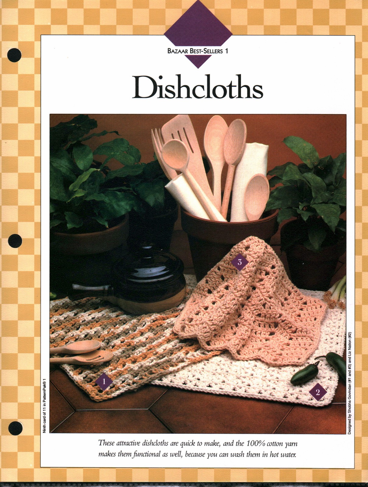 Dishcloths - Bazaar Besties 1 | Vanna Crochet Faves 85010-I