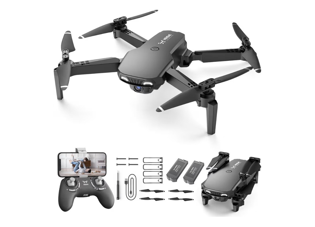 NEHEME NH525 Foldable Toy Grade Quadcopter 1080P HD Camera Headless Mode