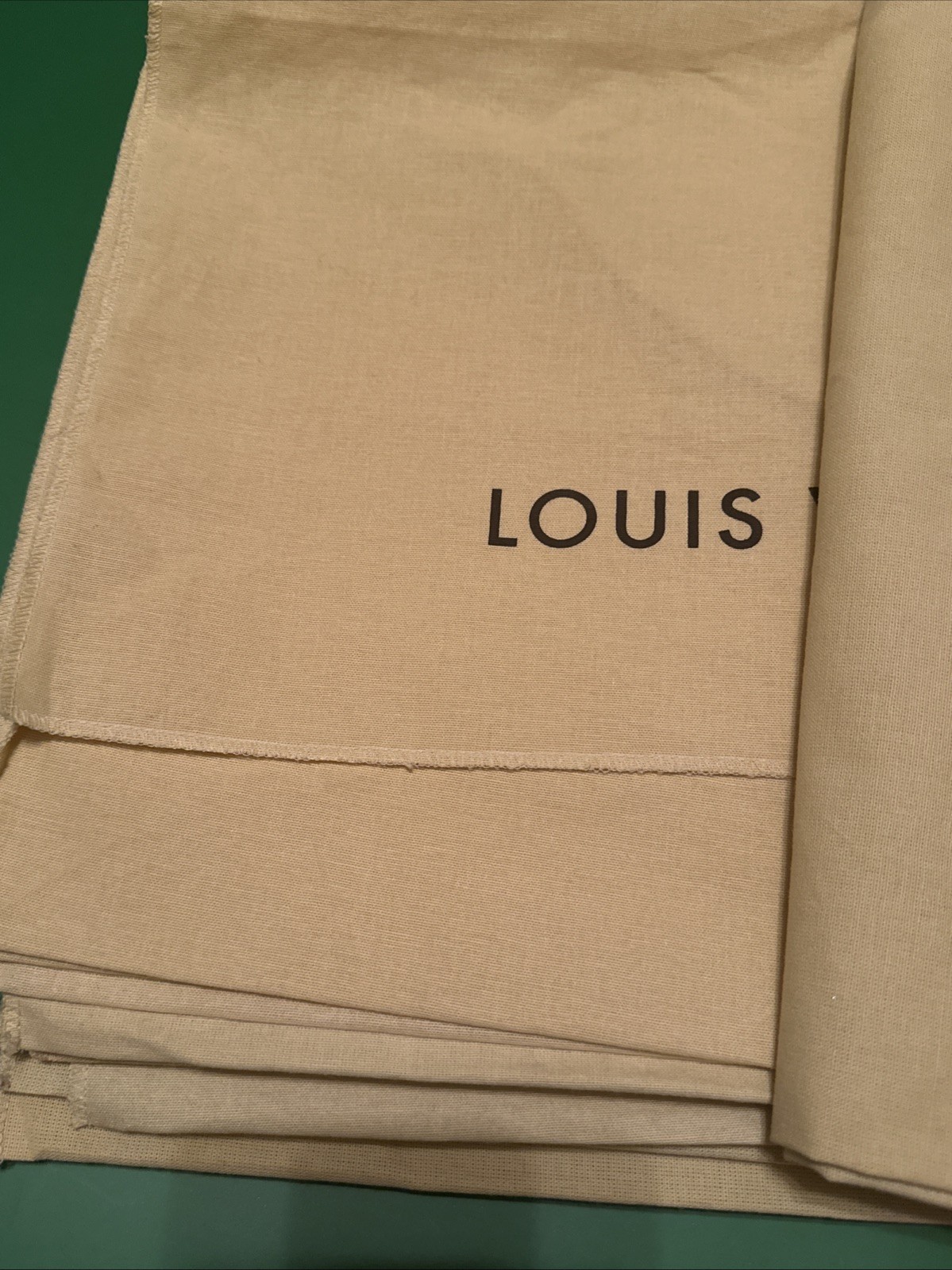 Authentic Louis Vuitton Dust Cover Bag, Beige “18x13” Envelope Type