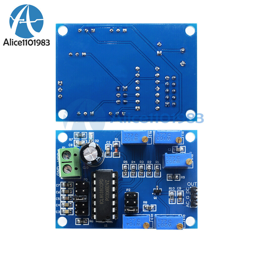 ICL8038 Low/Medium Frequency Signal Source Waveform Sine Signal Generator Module