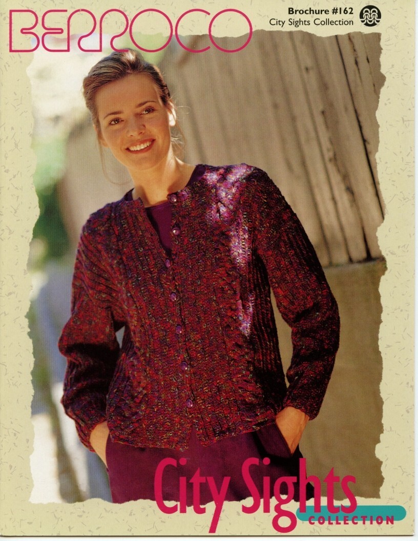 Berroco Book 162 City Sights NOS five Designs for Women