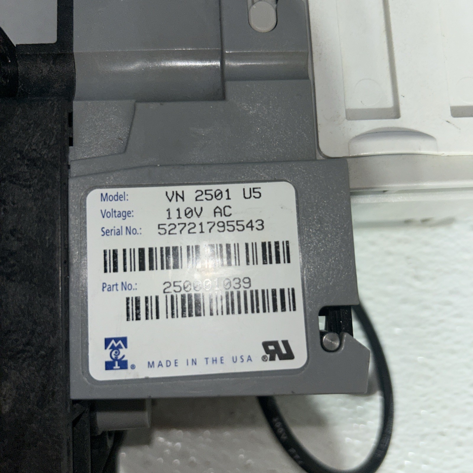 Mei Mars VN2501 U5 Bill Validator Acceptor $1 110V Used