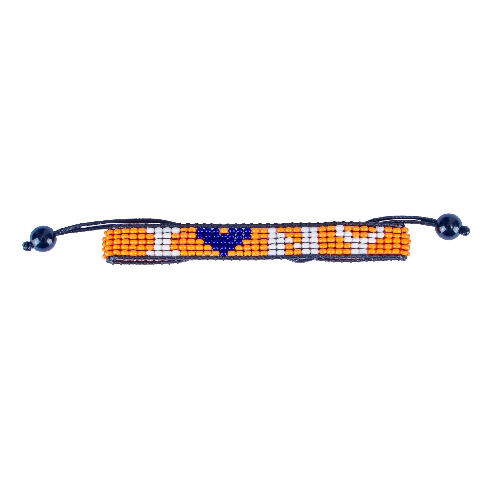 I Love New York Beaded Bracelet: Handcrafted & Adjustable String, Unisex Boho.