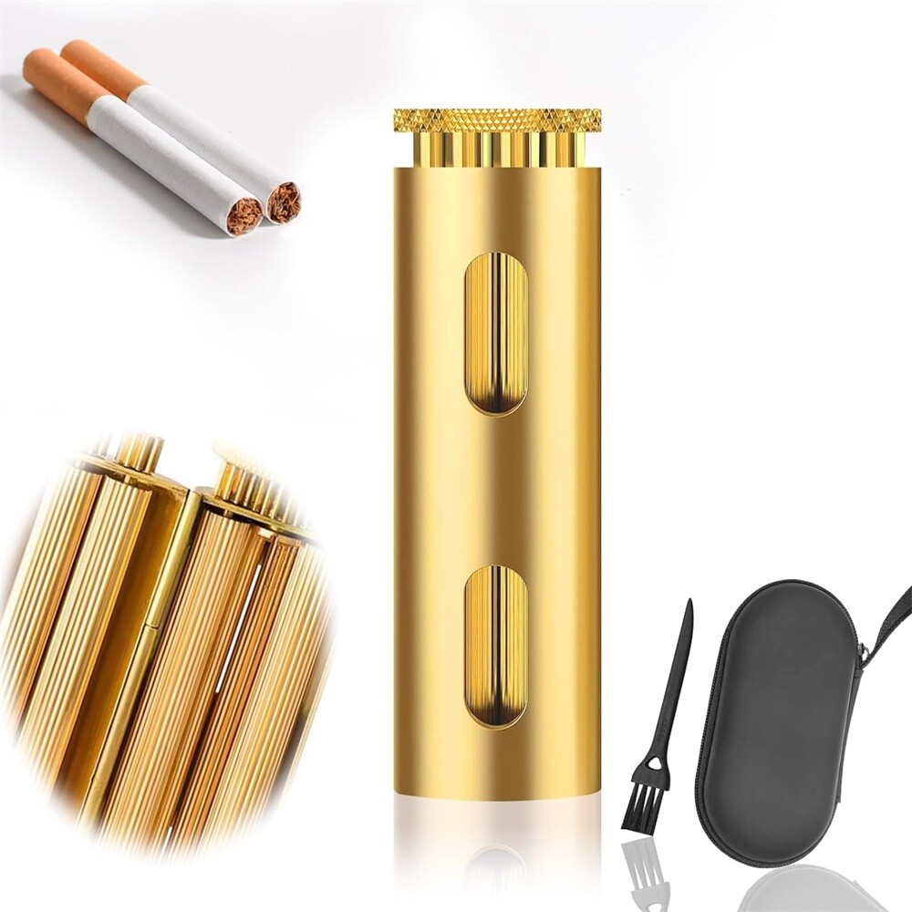 Cigarette Rolling Machine Brass Manual Practical Roller For Tobacco Enthusiasts