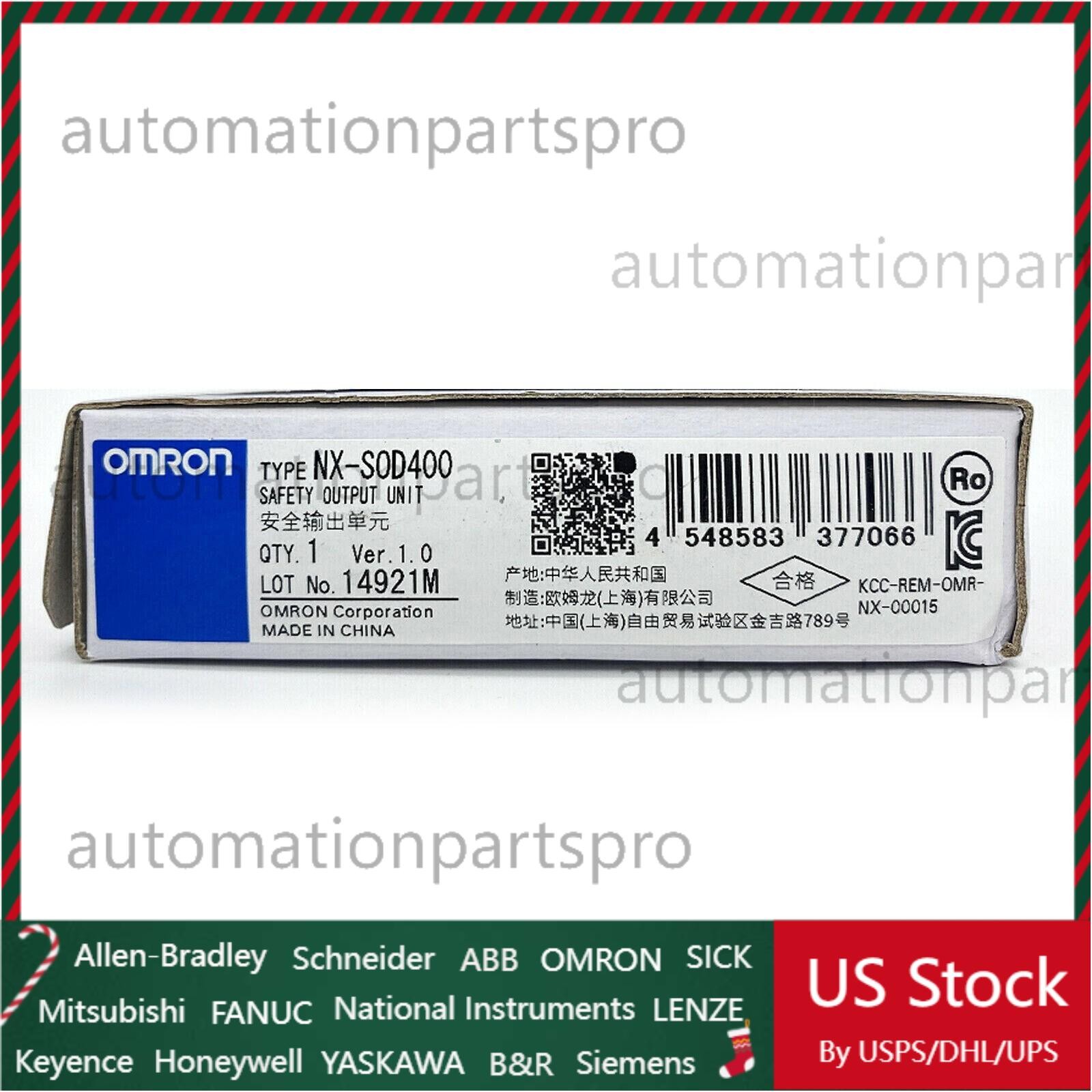 NX-SOD400 1PC Brand NEW In Box Omron NX-SOD400 Safety output unit US Free TAX