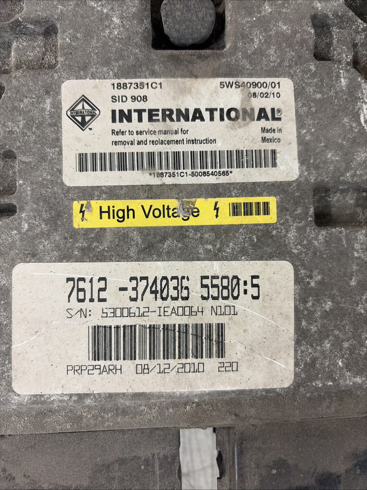 INTERNATIONAL USED - ECM / ECU, ELECTRIC CONTROL MODULE, MAXXFORCE 7 1887351C1