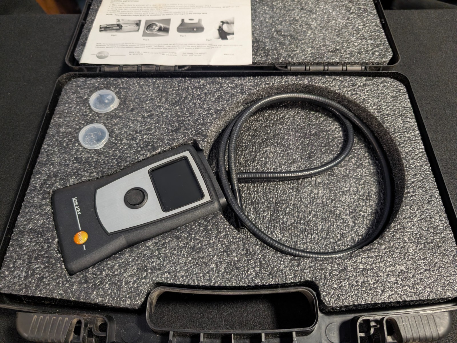 Testo 318-V VideoPRO Inspection Scope: Borescope Camera - w/ Case