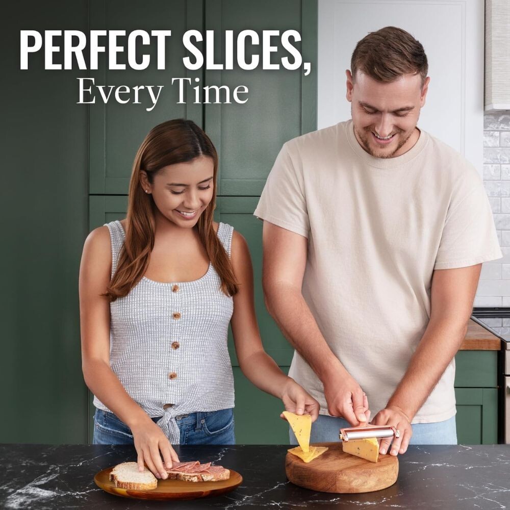 Zulay Kitchen Wire Cheese Slicer