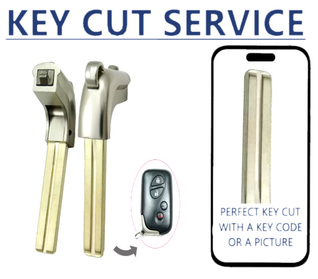 KEY CUT SERVICE + Lexus 2005-2020  / Emergency Key Blade / LX40 / 69515-30300