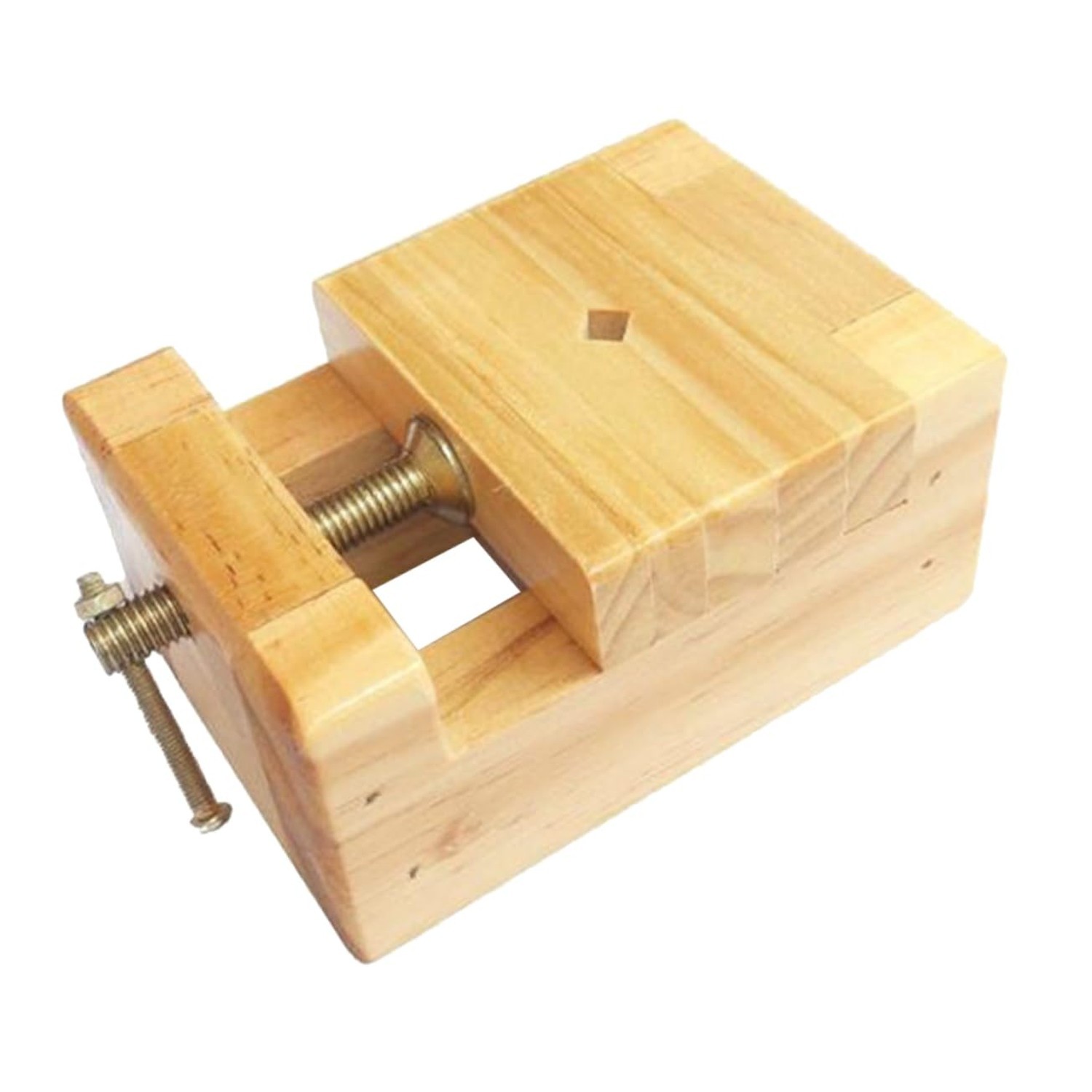 NUOBESTY Wood Carving Clamp Vise for Seal Stone Bed, Professional Pine Wood E...