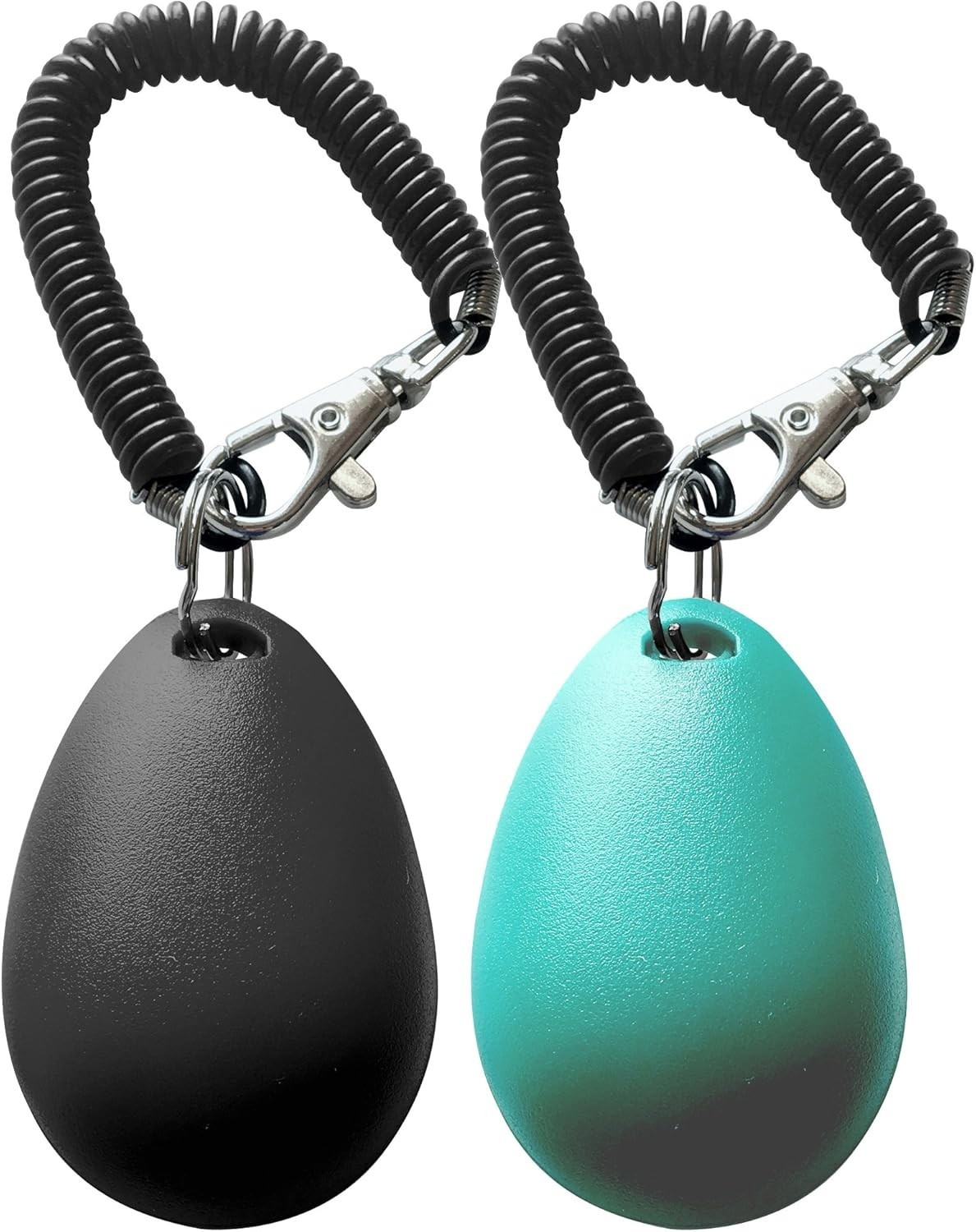 Pet Training Clicker with Wrist Strap - Dog Training Clickers New Black + Blue