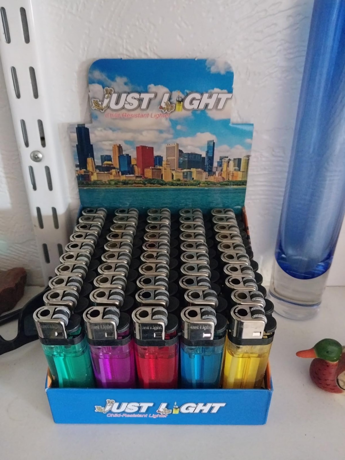 Classic Disposable Lighter Soft Flame Pocket Lighters Assorted Colors 50 Pack
