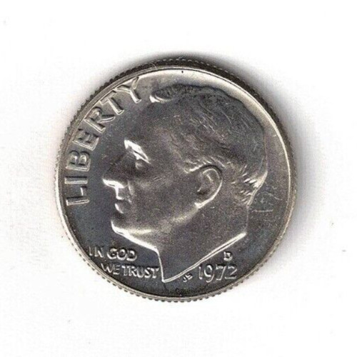 1972-D Denver Brilliant Uncirculated Roosevelt Dime!