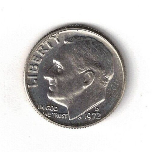 1972-D Denver Brilliant Uncirculated Roosevelt Dime!
