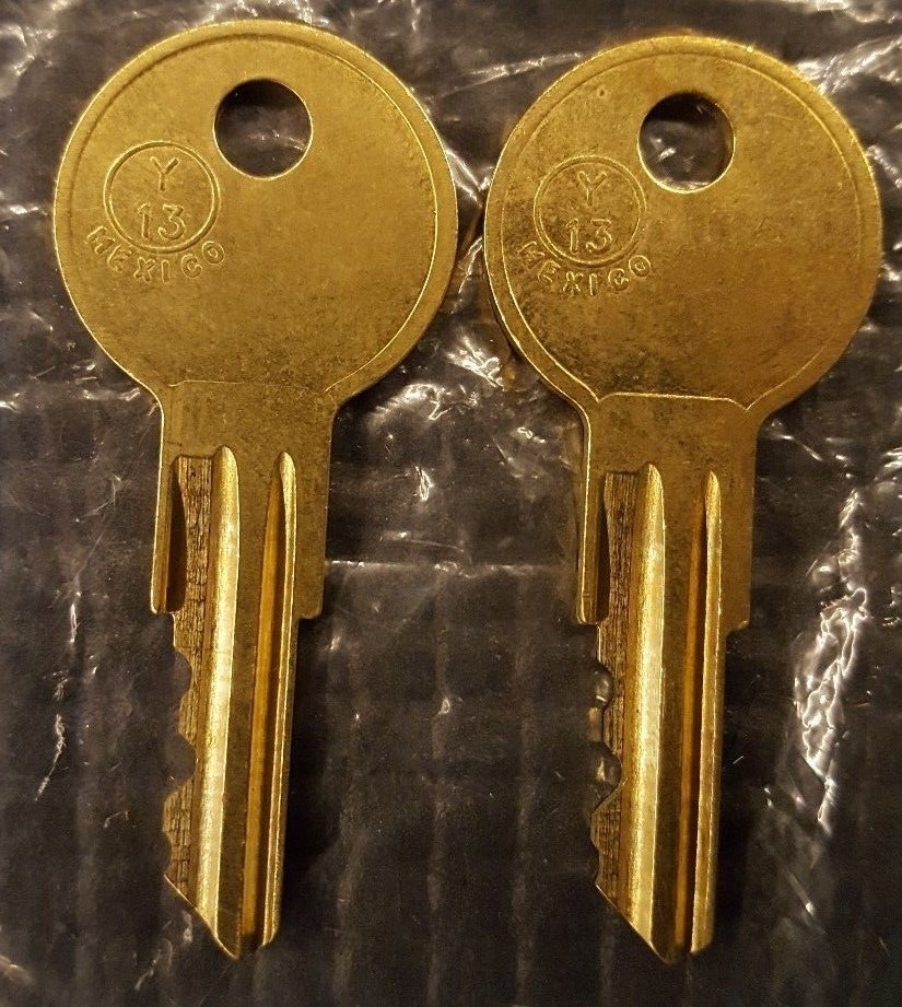 021-040 2-Keys FOR Honeywell Safes & Door Locks MODEL 6110 Cut to your key code