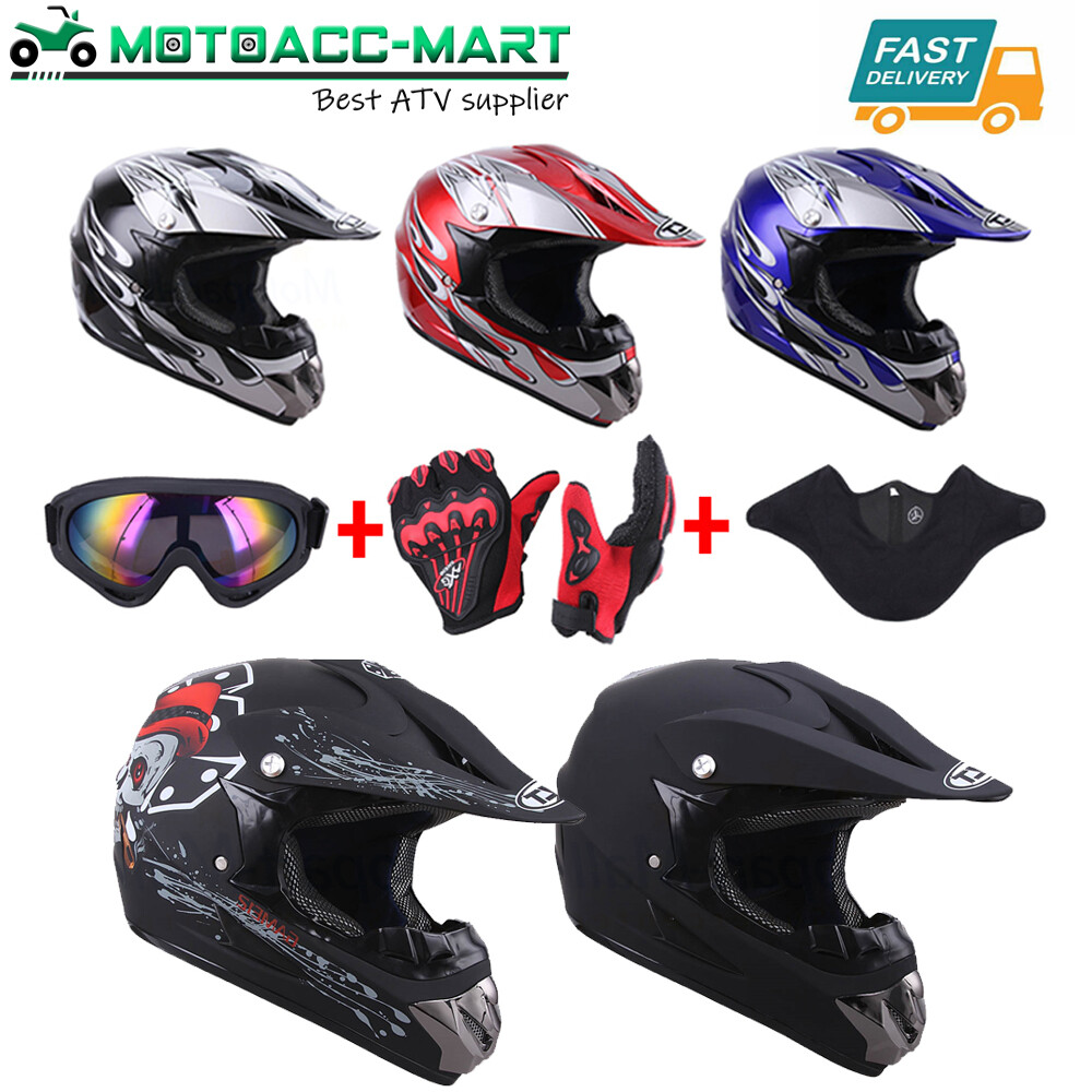 DOT Helmet  Adult Motorcycle OffRoad Dirt Bike Motocross ATV UTV Helmet