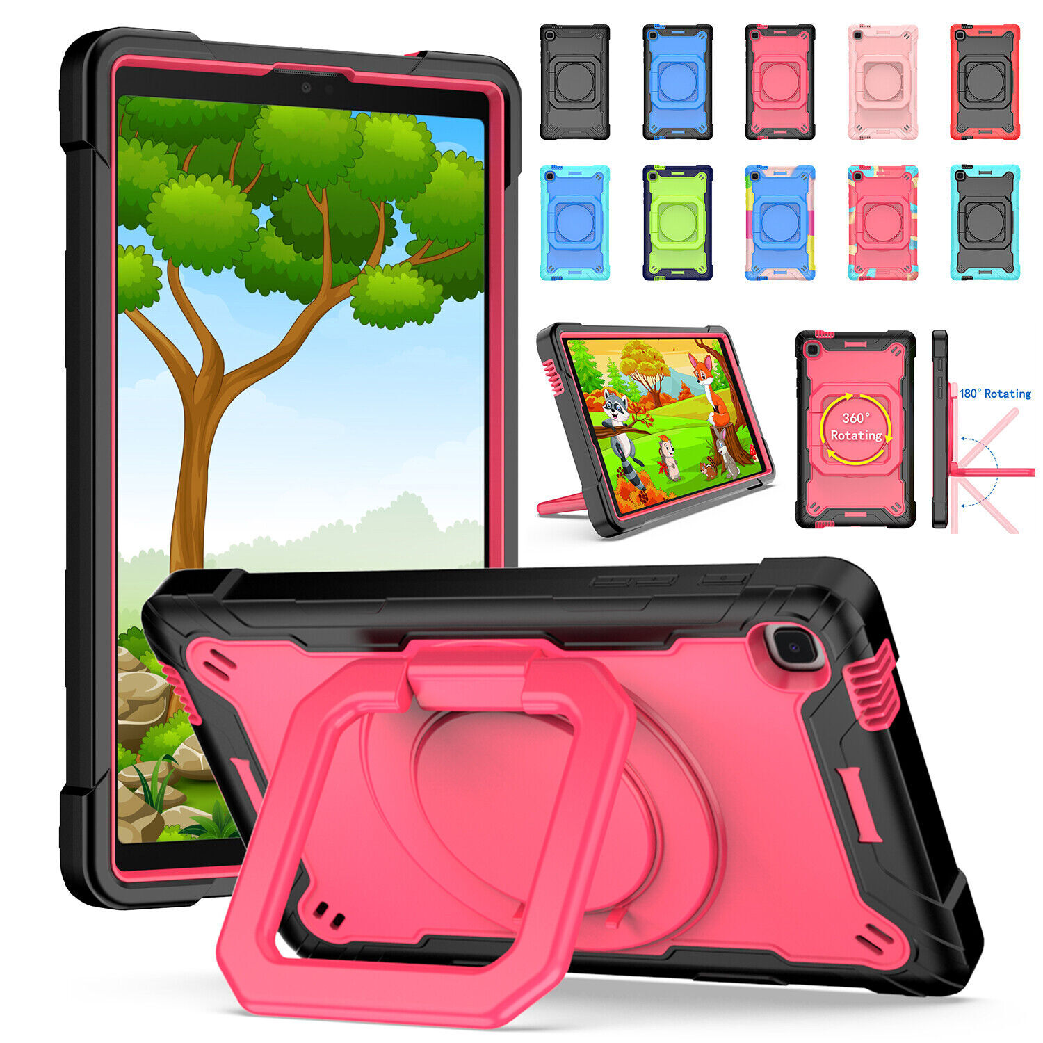 For Samsung Galaxy Tab A8 Case 2022 10.5" Shockproof Stand Cover X200/X205/X207
