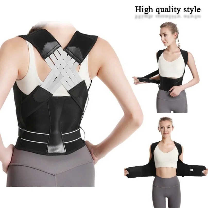 Back Posture Corrector Brace Adjustable Back Support Belt for Women Men