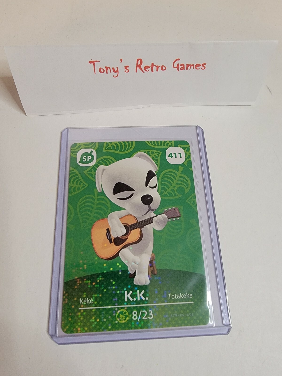 !SUPER SALE! K.K. DJ SLIDER # 411 Animal Crossing Amiibo Card SERIES 5 MINT!!!