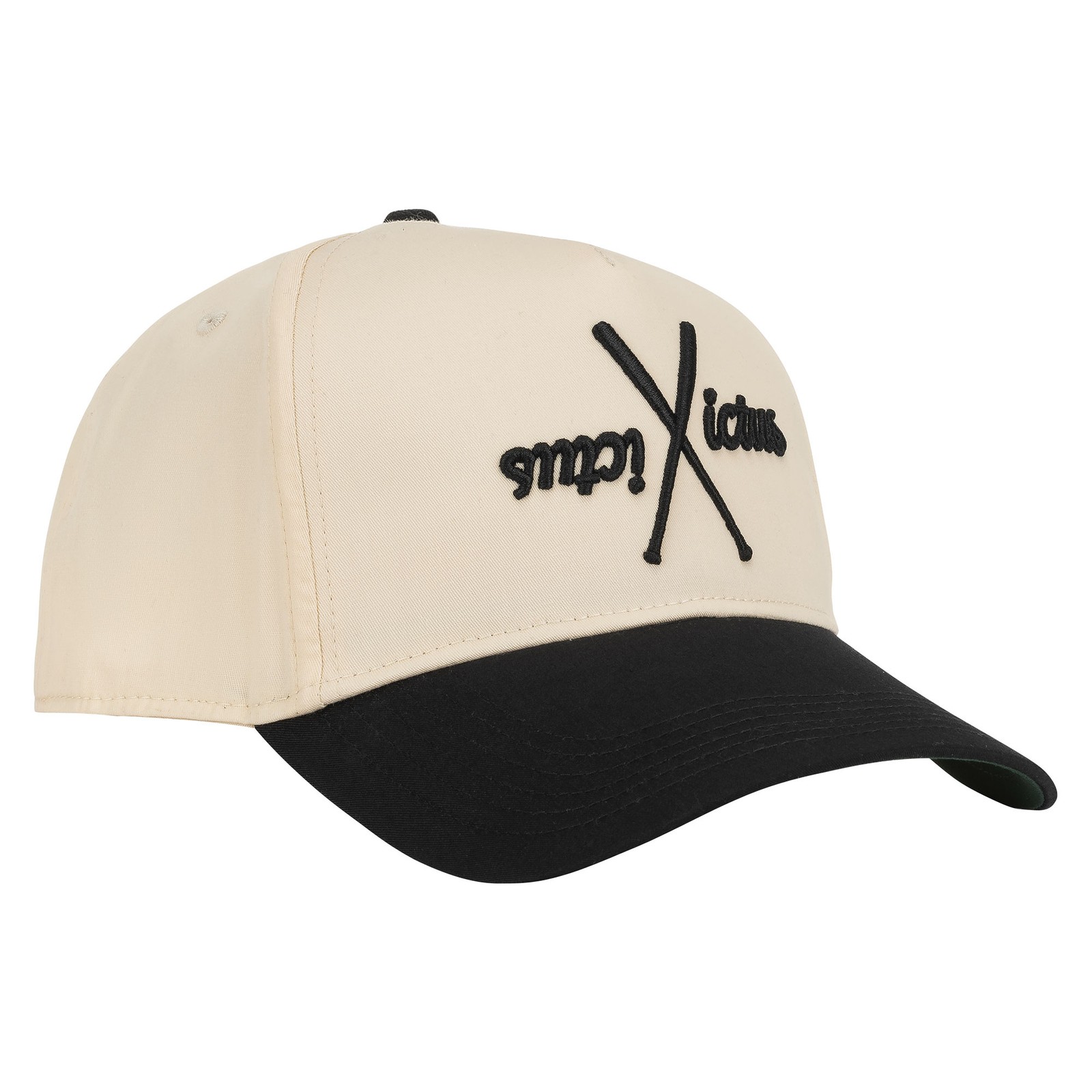 Victus Switch Hitter Snapback Baseball/Softball Hat - Tan/Black