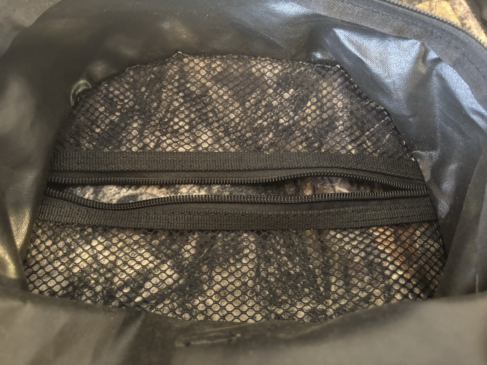 Bushmaster Camo Design Backpack Zippered Compartments