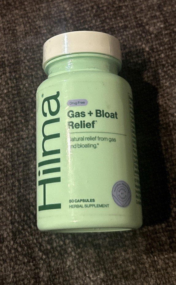 Hilma ~ Bloating & Gas Relief ~ for Women ~ 50 Caps ~ Sealed ~ Exp.07/2026