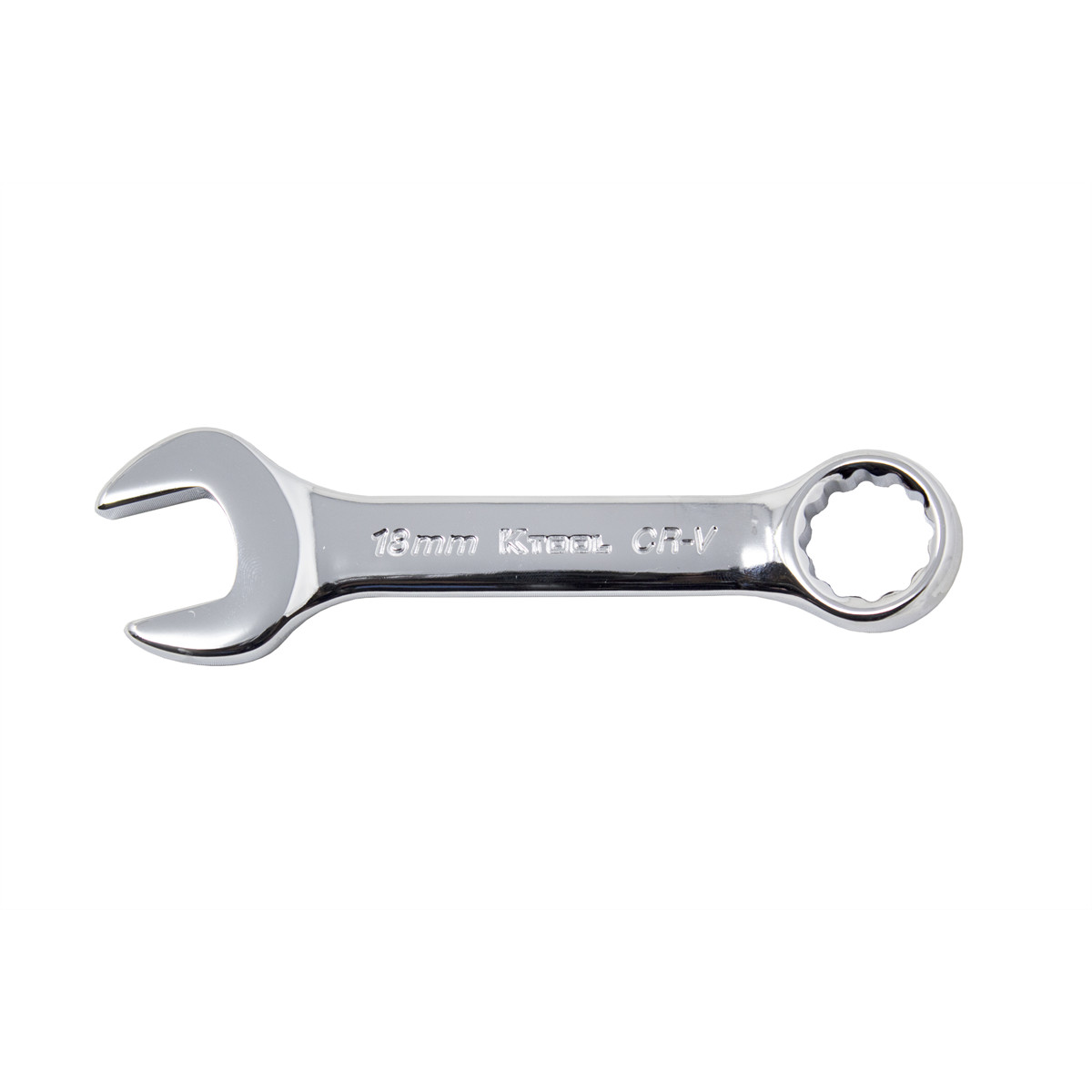 K Tool International Wrench 18mm Combination Short 12 Point 15 Degree