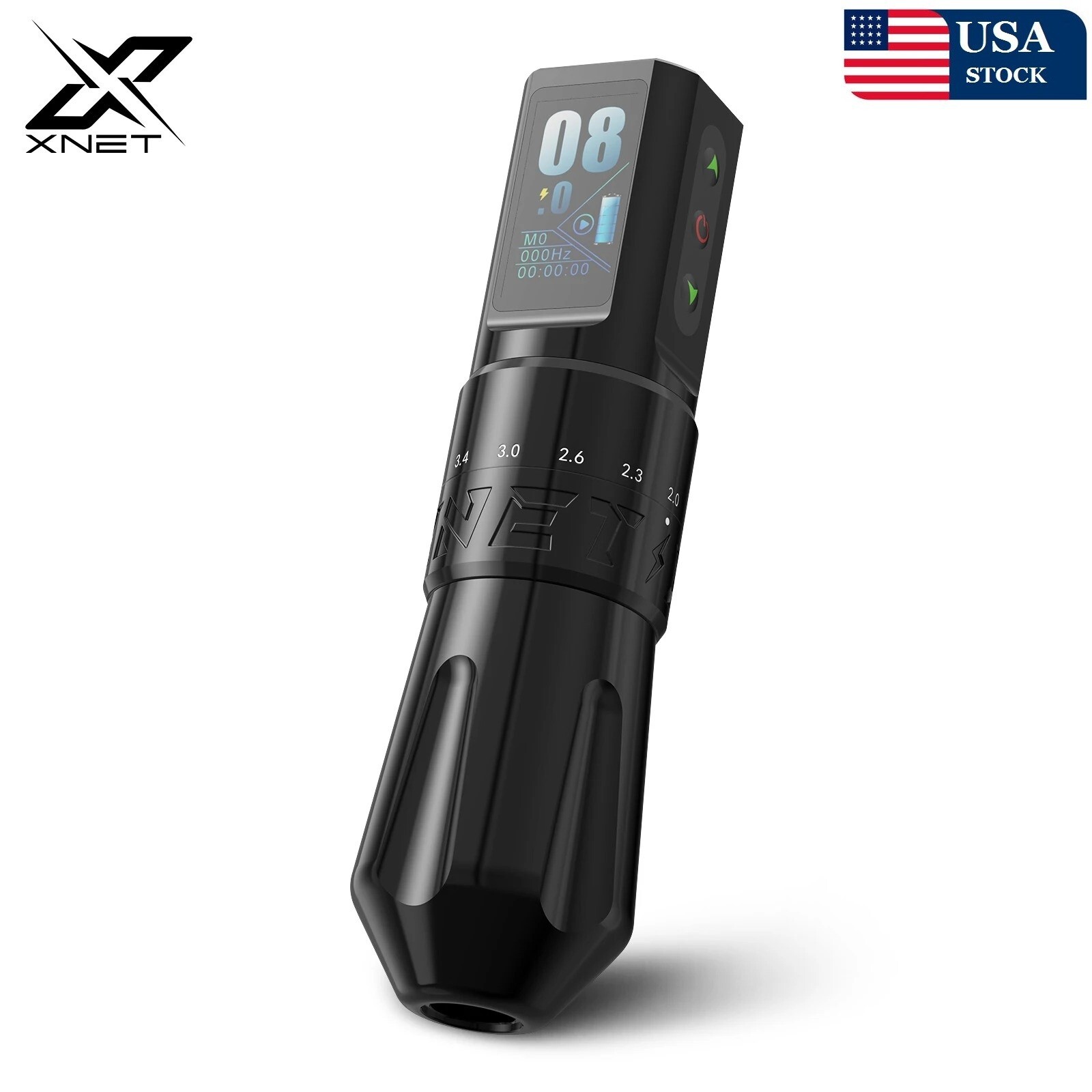 XNET Talos Wireless Tattoo Machine Pen 2.0-4.2m Adjustable Stroke Coreless Motor