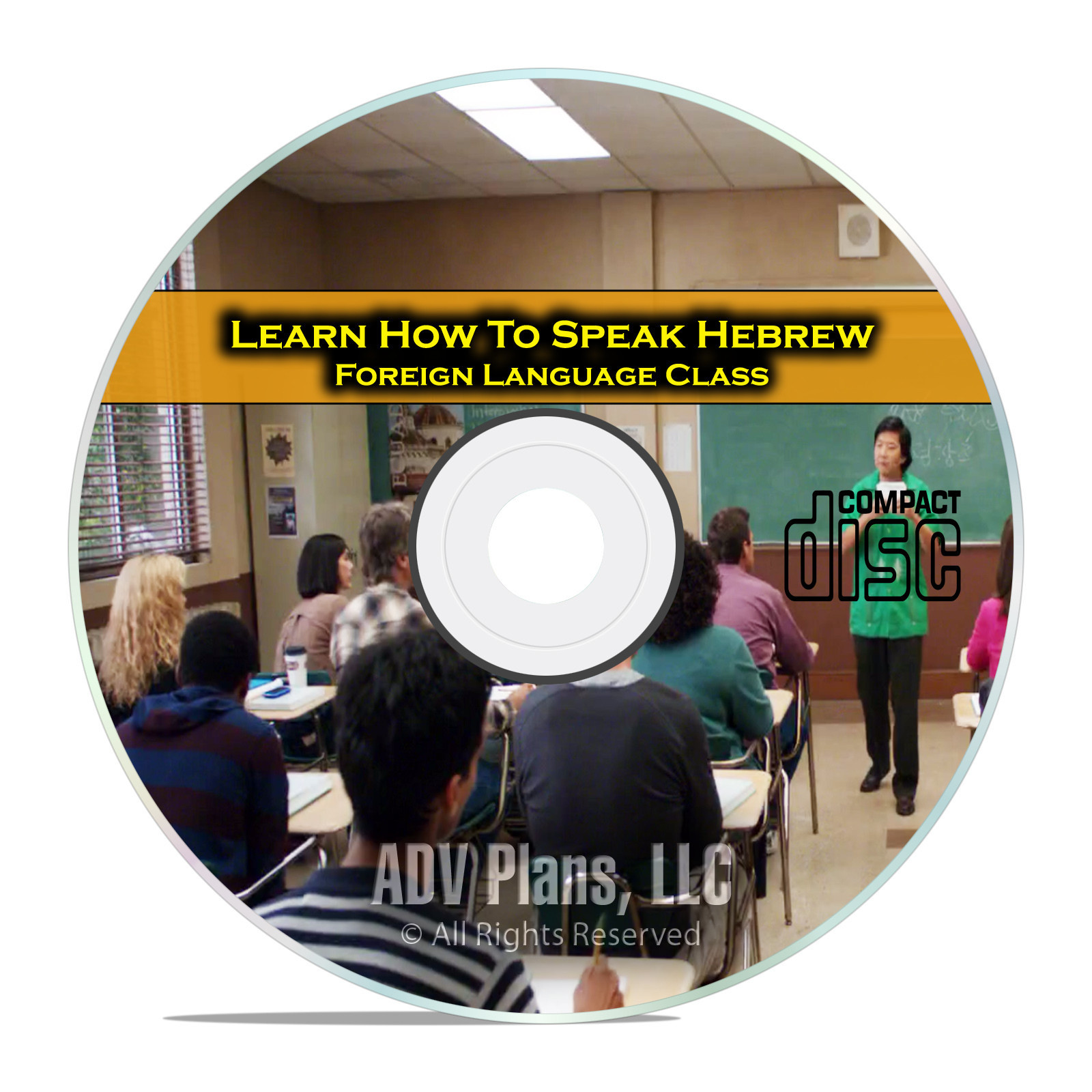 Learn How To Speak Hebrew, Fluent Foreign Language Training Class, CD
