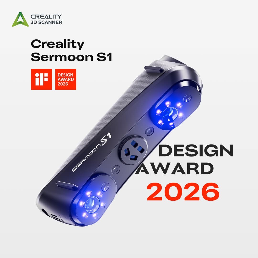 Creality Sermoon S1 3D Scanner 90FPS High Speed 1/7/34 Blue Laser & NIR Hybrid
