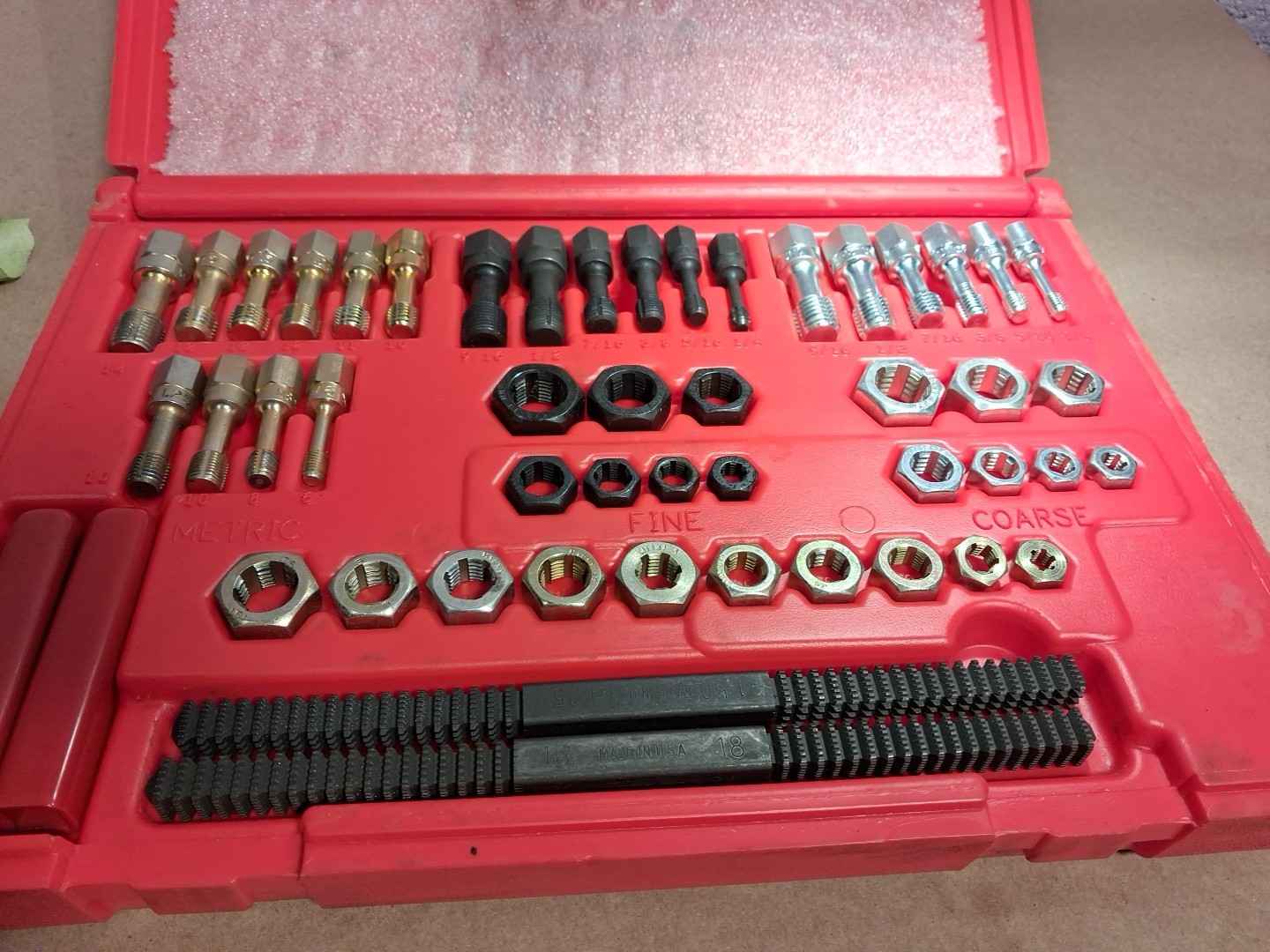 Snap On RTD48,48pc Master Rethreading Set Fractional & Metric #Snap-On Tools *R*