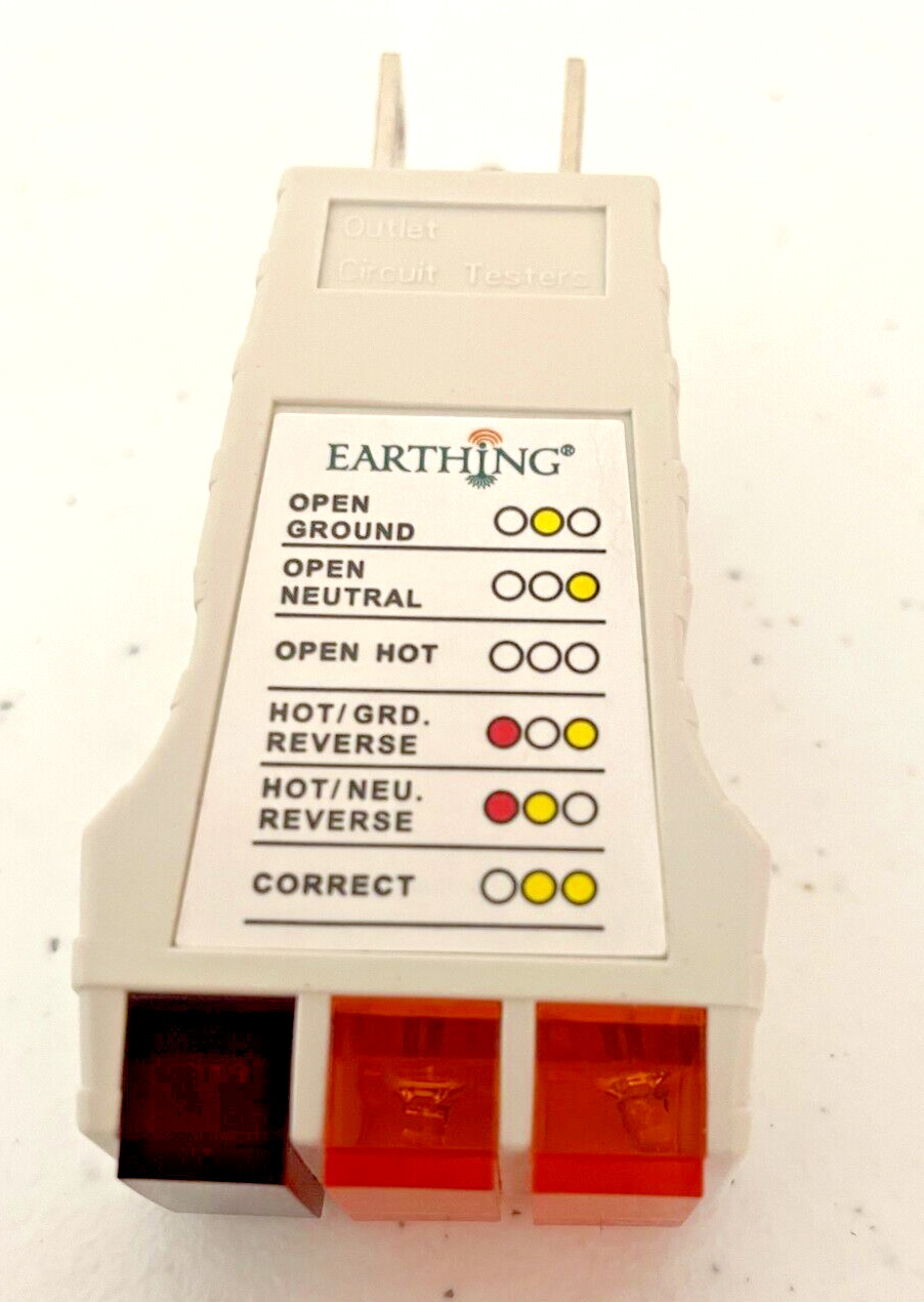 NEW Outlet Checker U.S. (Type B Wall Outlets) Earthing - Free Shipping