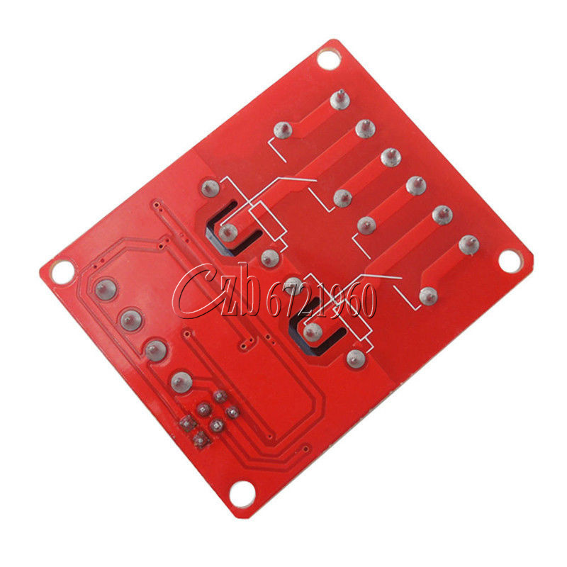 12V 2 Channel Relay Module With Optocoupler Support High Low Level Trigger