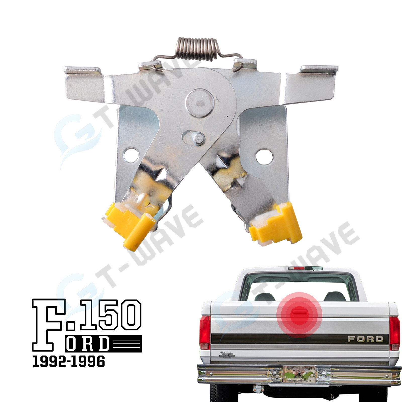 Tailgate Latch for 87-97 Ford Truck F150 F250 F350 Control Latch E7TZ9943170A